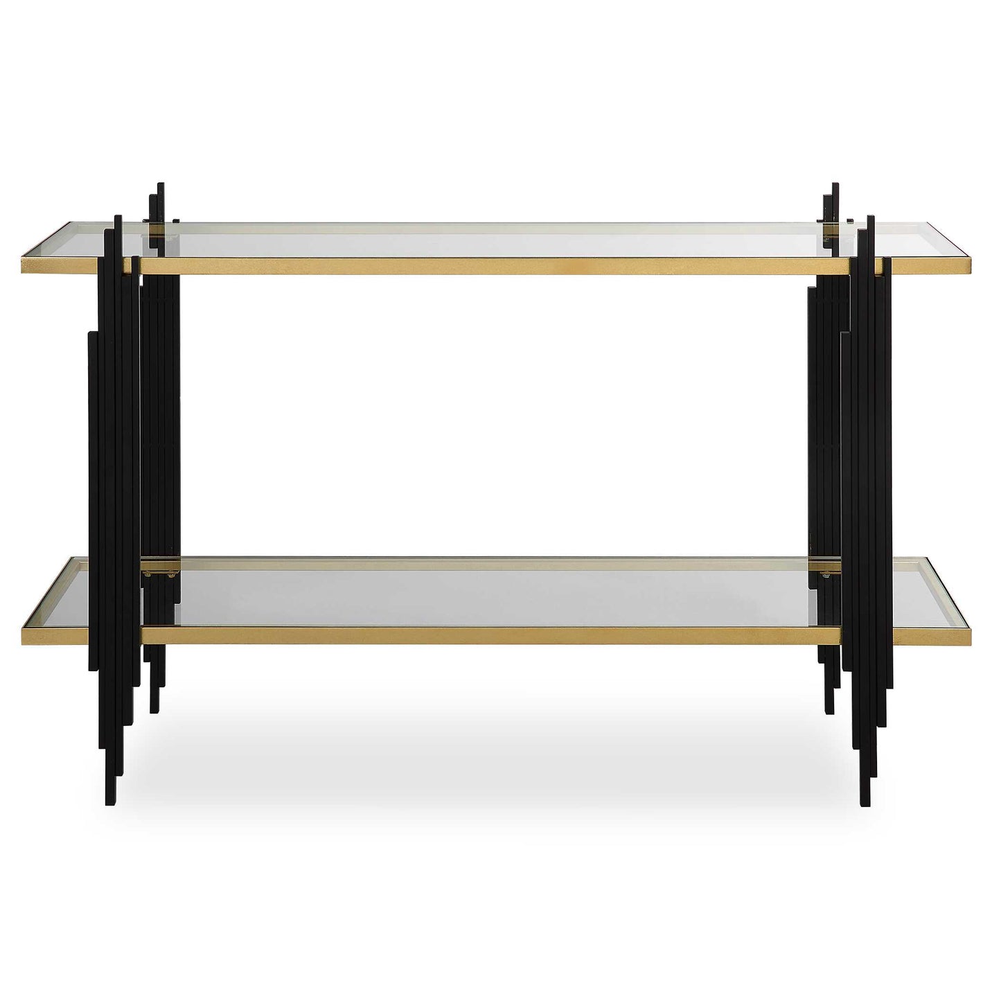 Uttermost Empire Cityscape Console Table