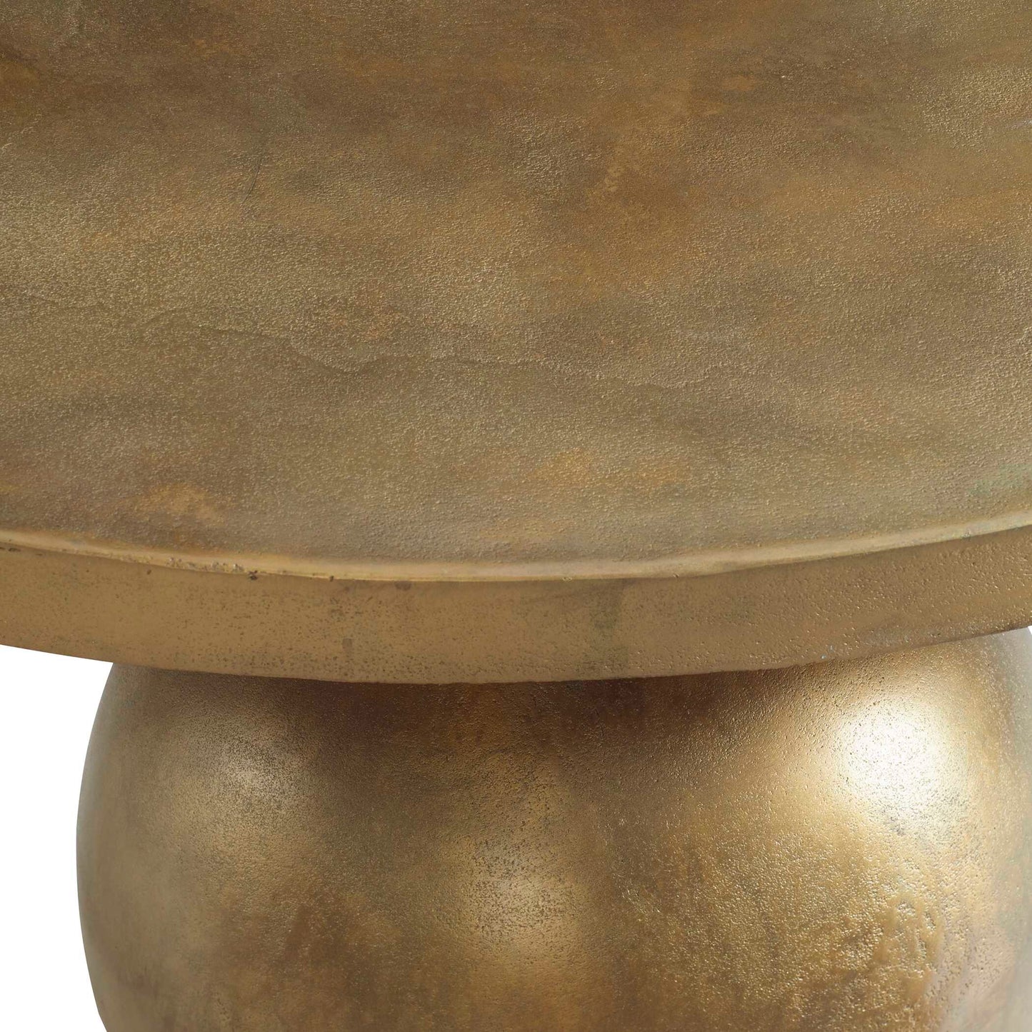Uttermost Triplet Antique Brass Coffee Table