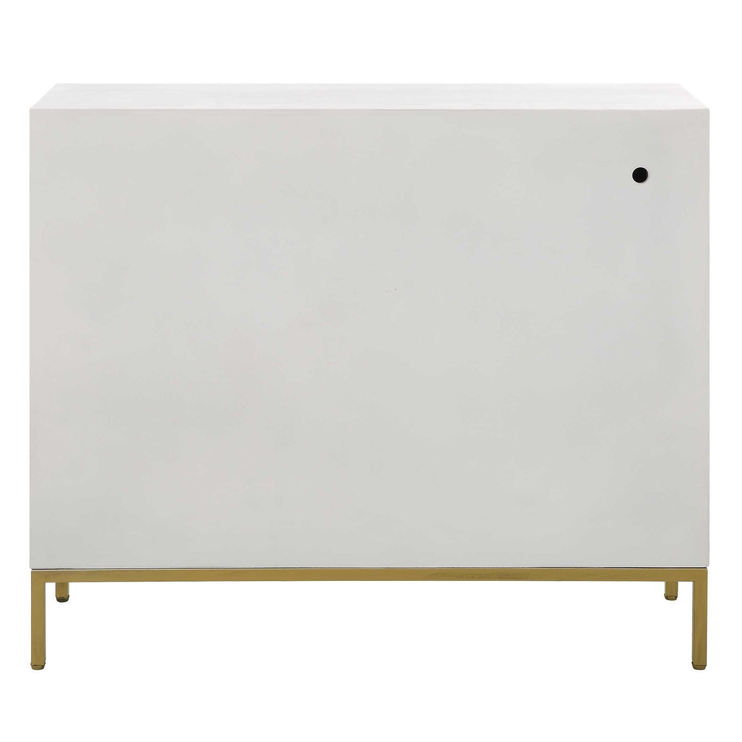 Uttermost Front Range White 2 Door Cabinet