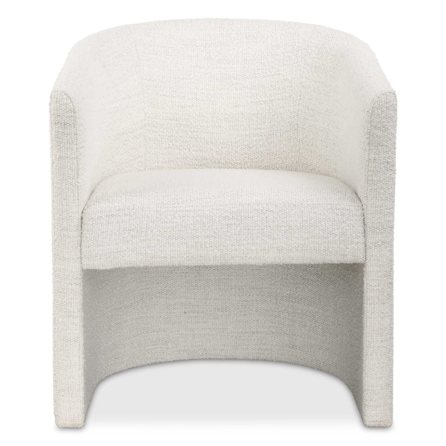 Uttermost Encompass White Fabric Dining Chair