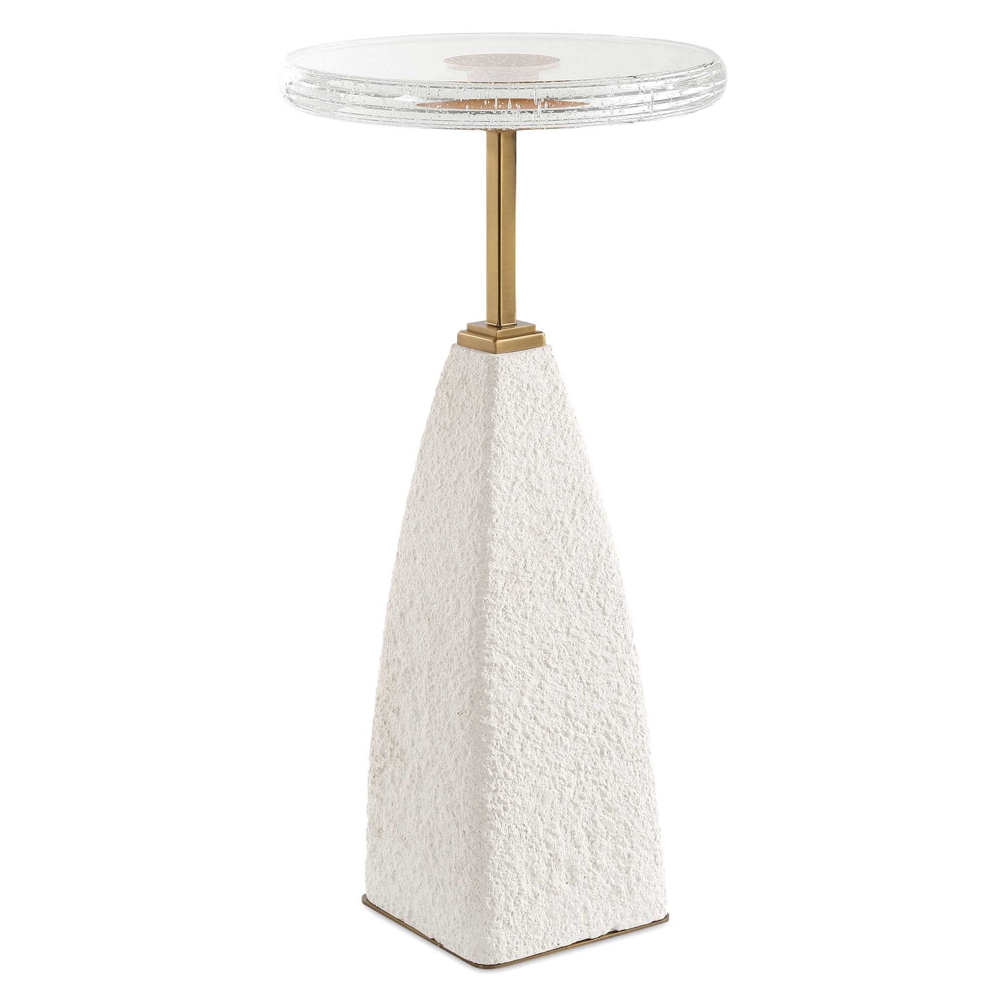 Uttermost Sora Glass Drink Table