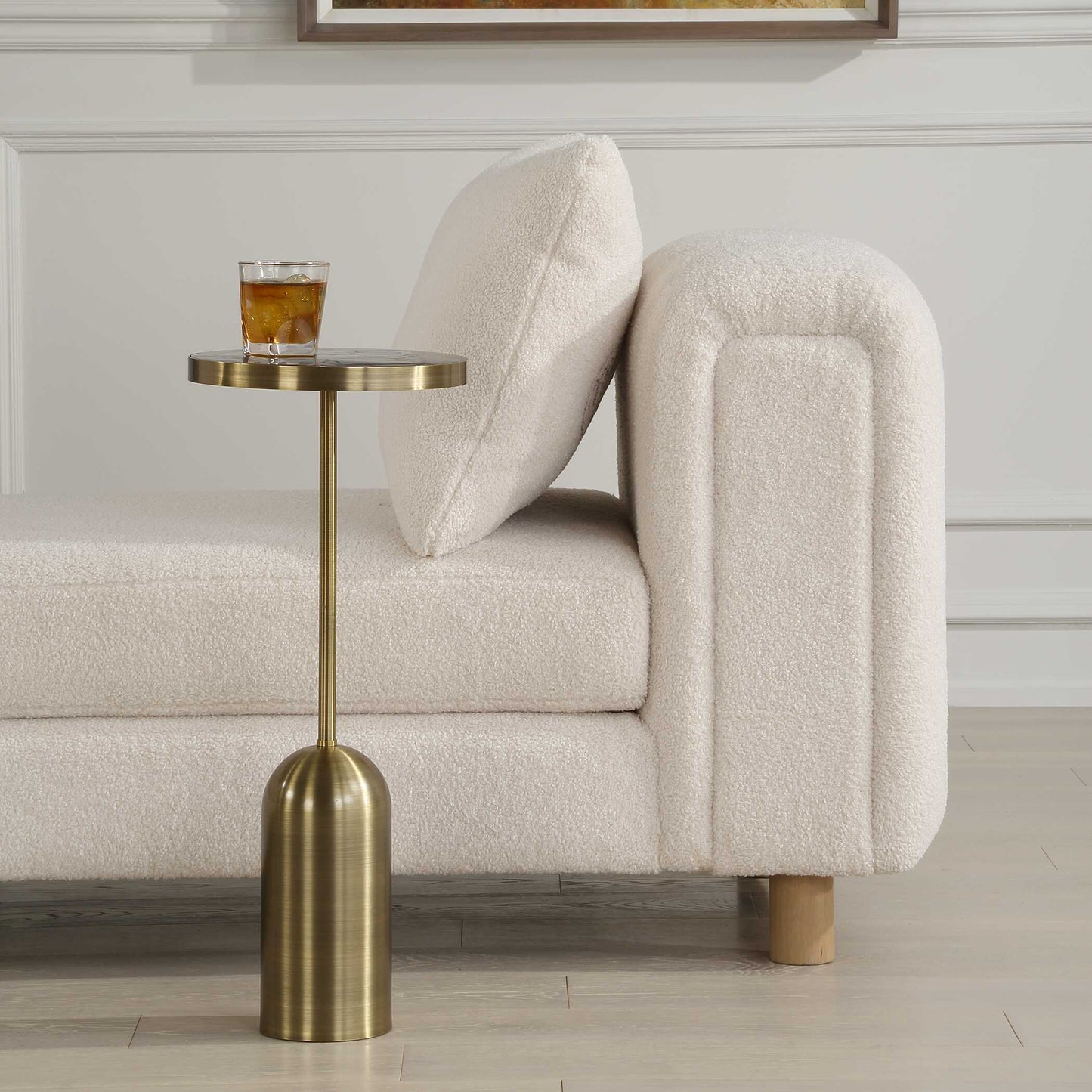 Uttermost Pascal Brass Drink Table