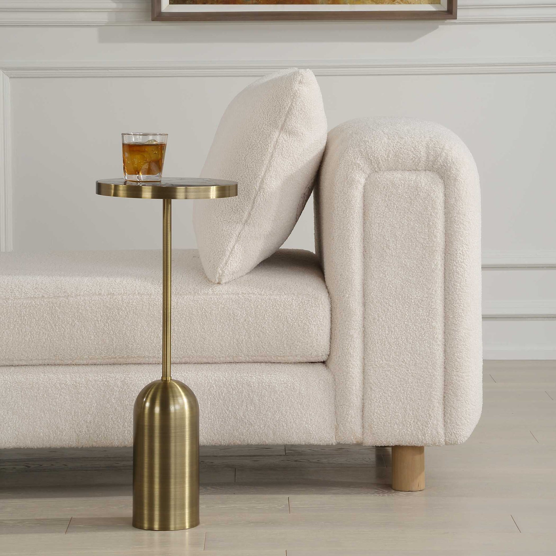 Uttermost Pascal Brass Drink Table