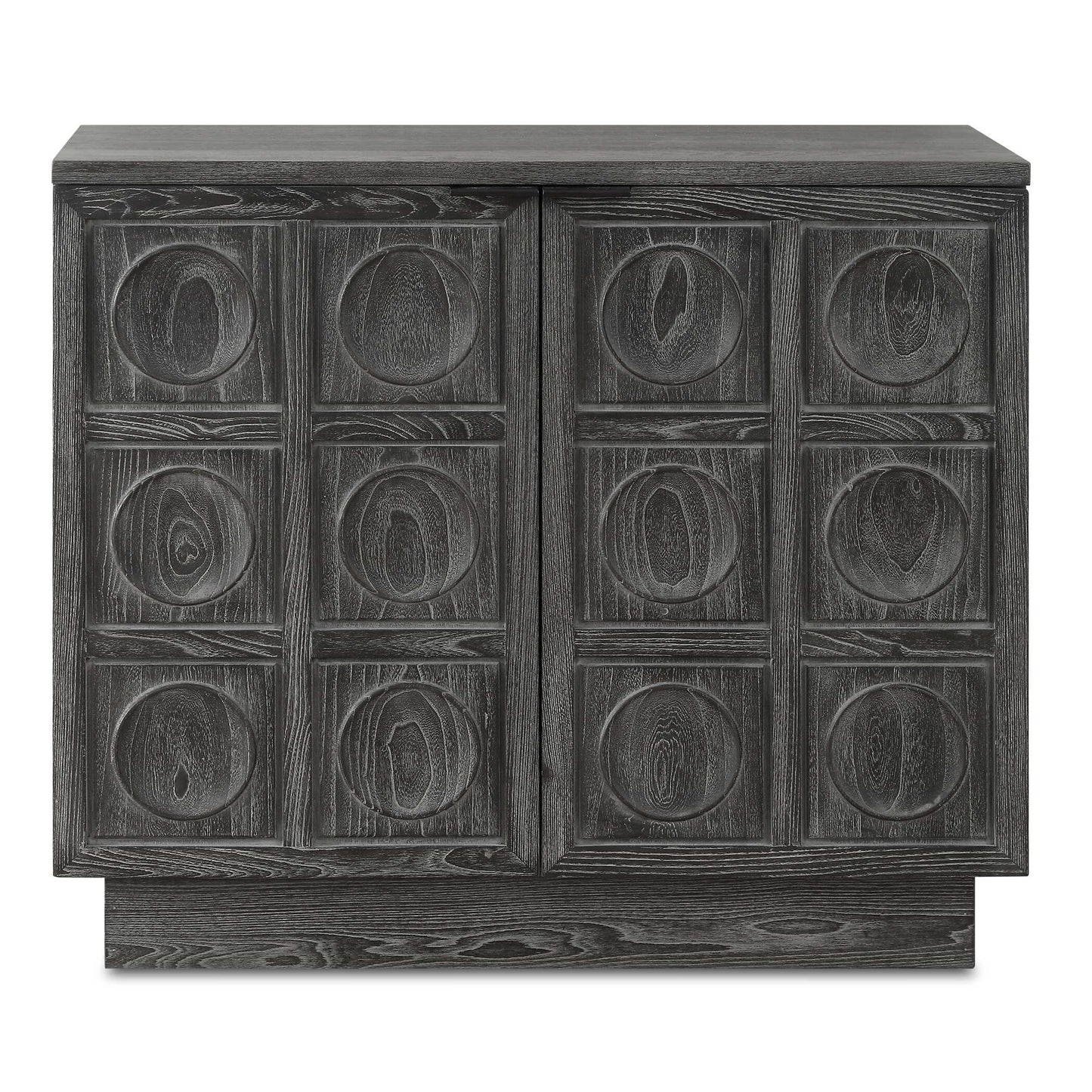Uttermost Shelby 2 Door Ebony Stained Cabinet