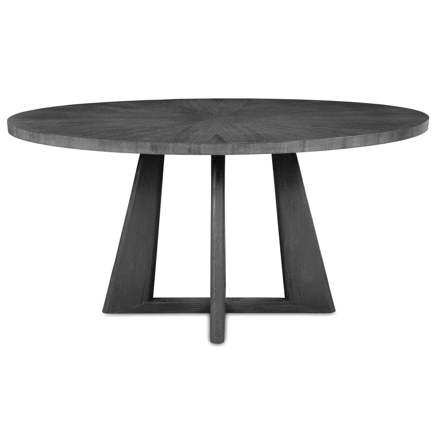 Uttermost Pulsar Round Gray Walnut Dining Table