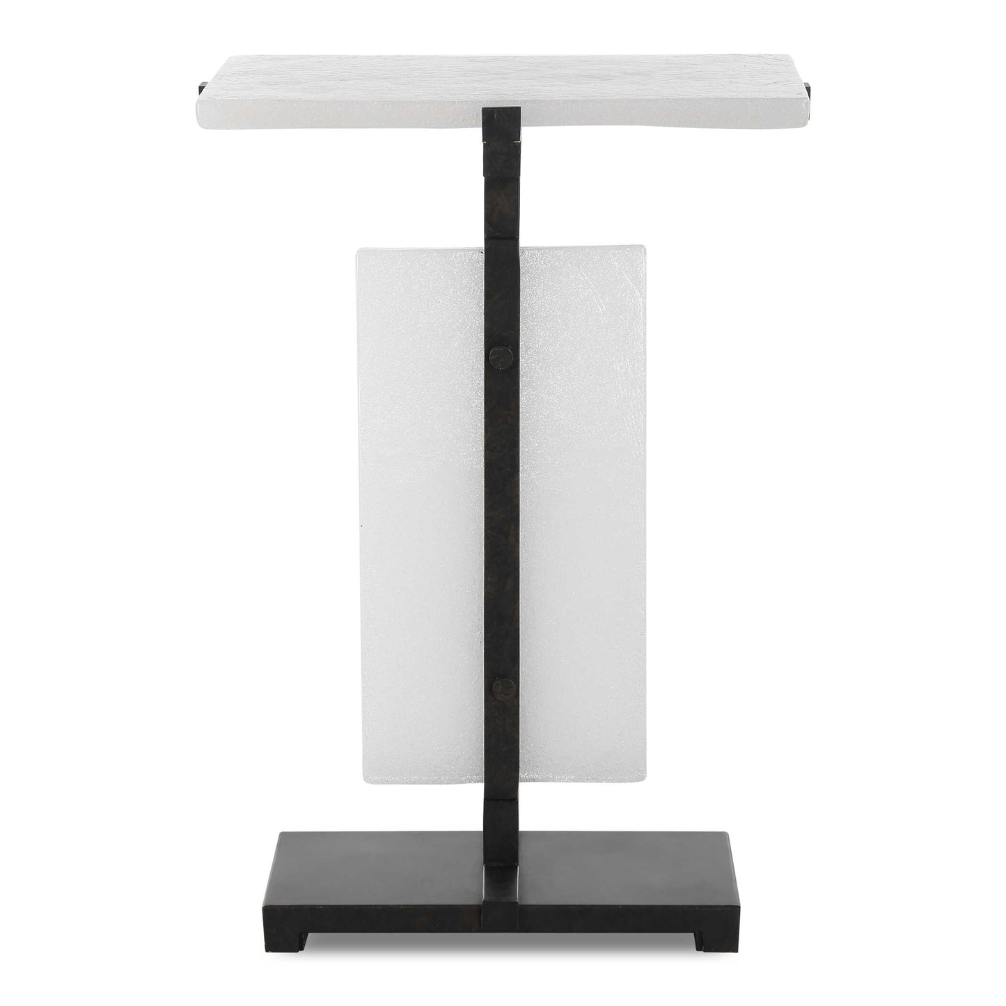 Uttermost Elements Bubble Glass Accent Table