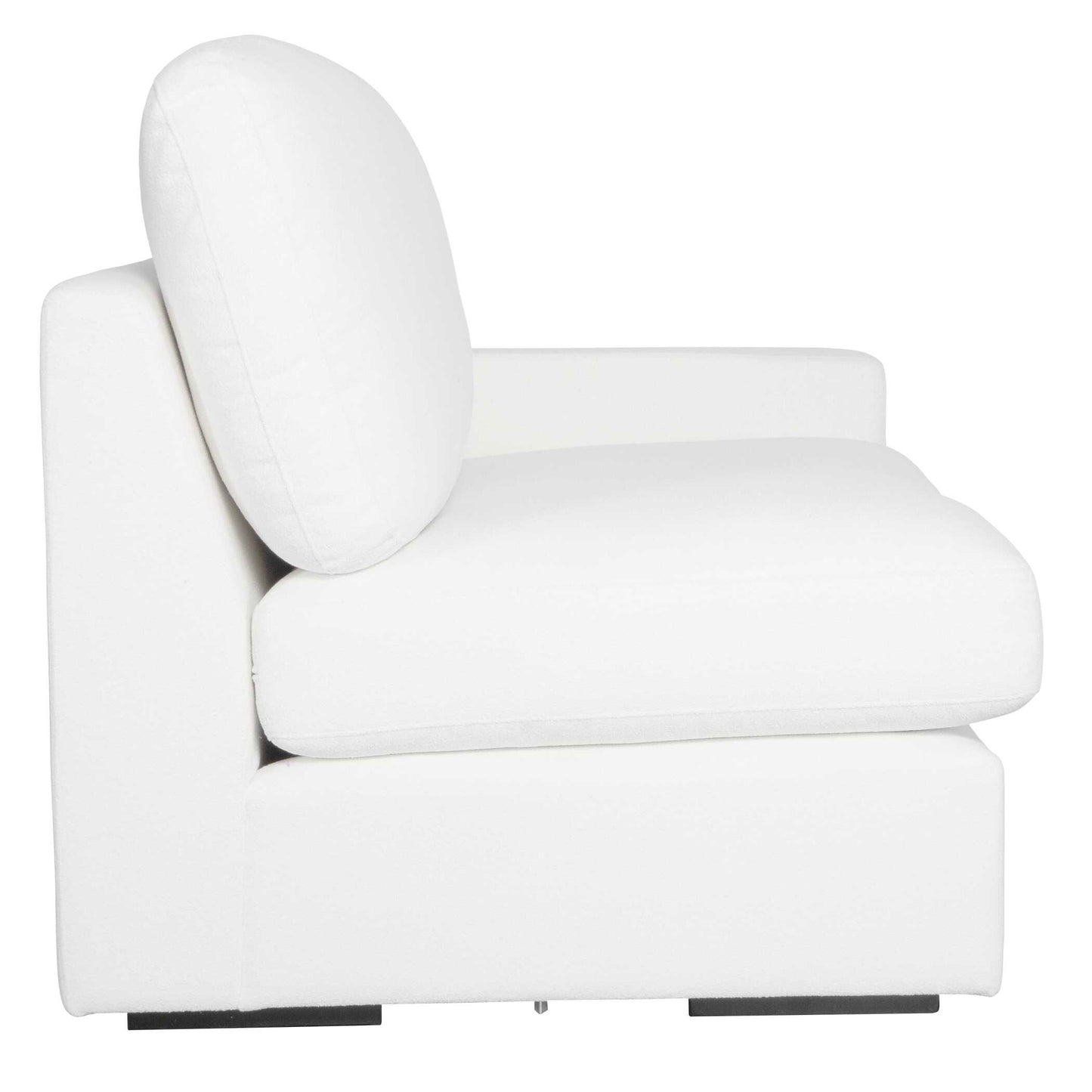 Uttermost Refuge Arctic White Right Arm Facing Sofa