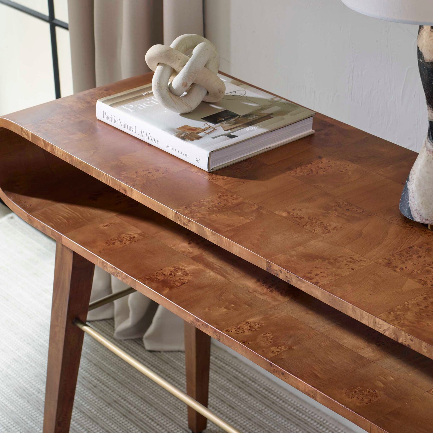 Uttermost Ledger Mid-Century Console Table