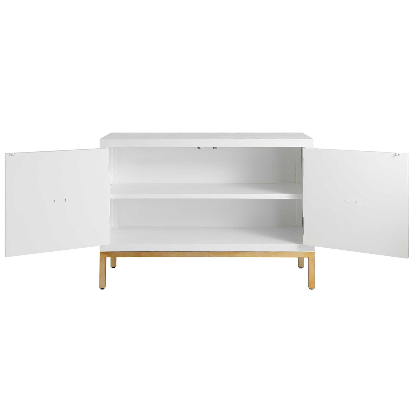 Uttermost Aiken White 2 Door Cabinet