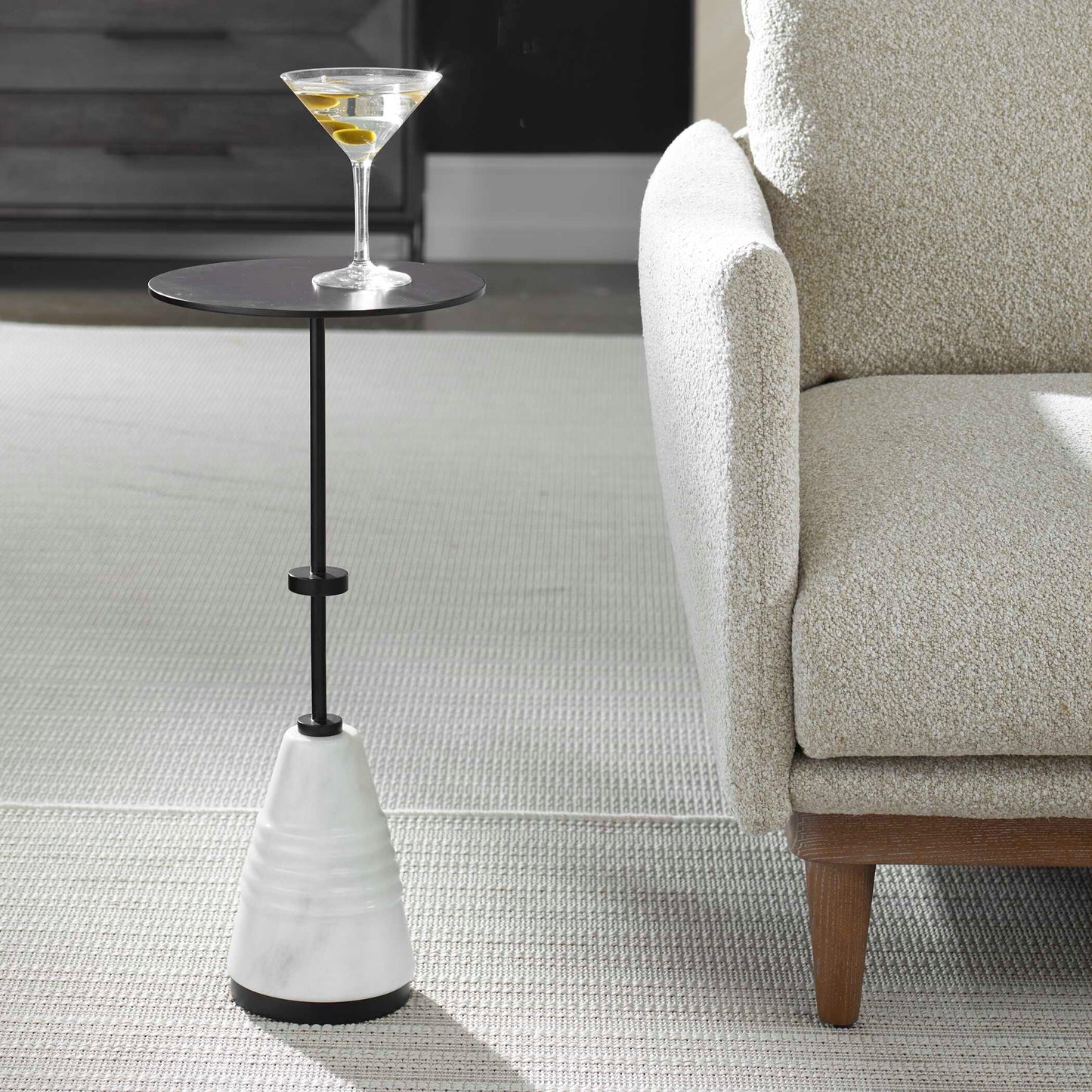 Uttermost Kincaid Metal Drink Table