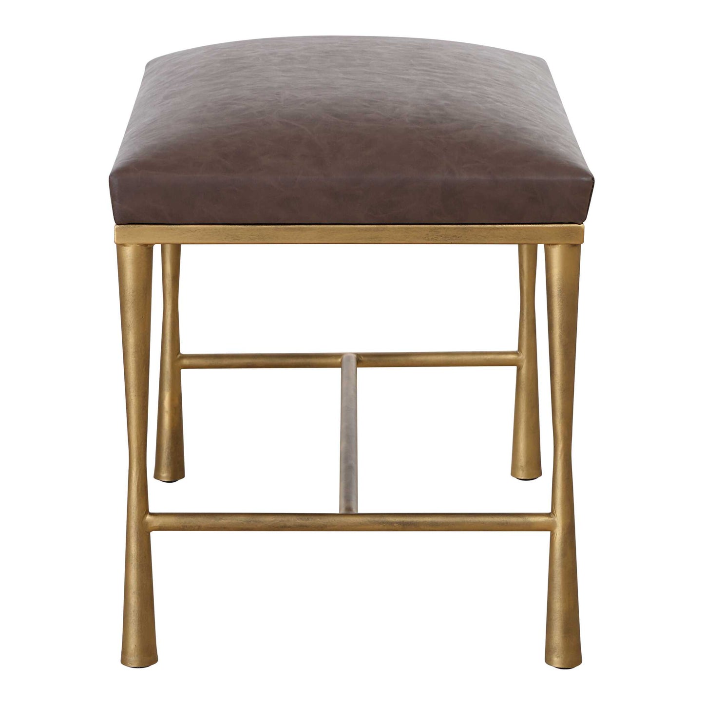 Uttermost Reform Gold Small Bench