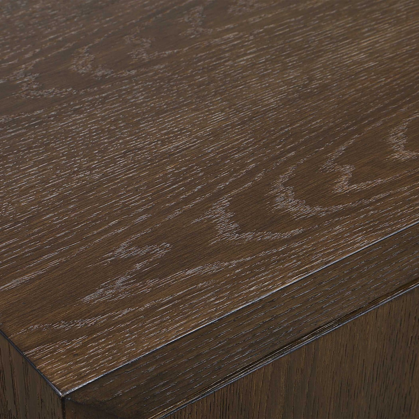 Uttermost Mayenne 2 Door Oak Wood Cabinet
