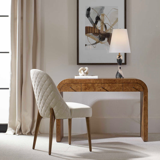 Uttermost Rocco Mappa Burl Desk