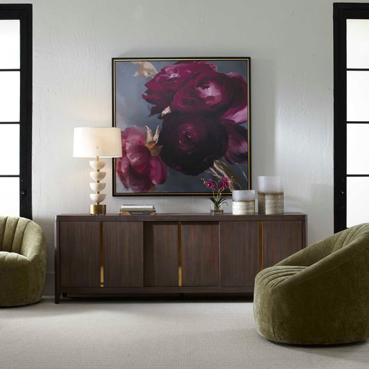 Uttermost Botero Walnut Console Cabinet