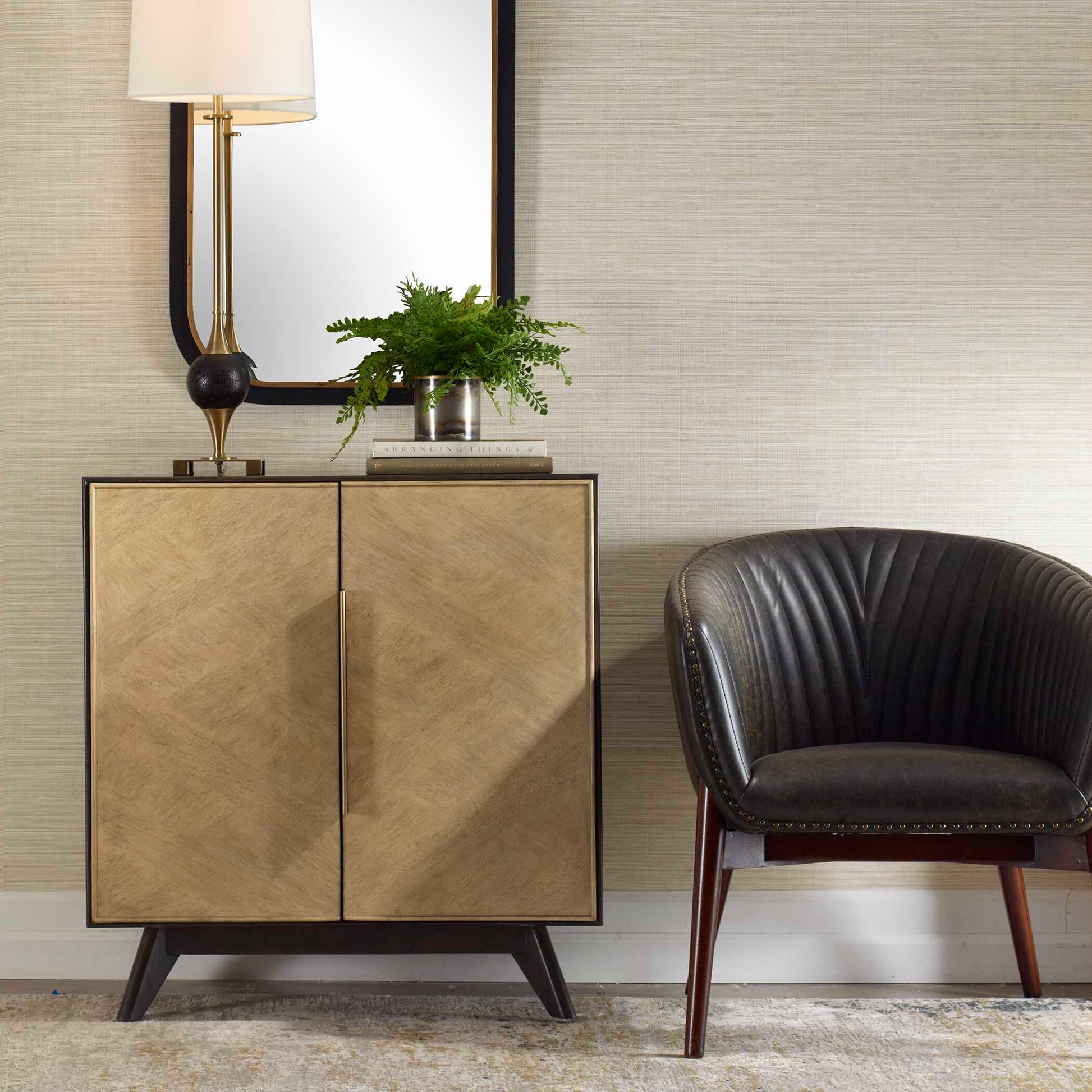 Uttermost Reina Modern 2 Door Cabinet