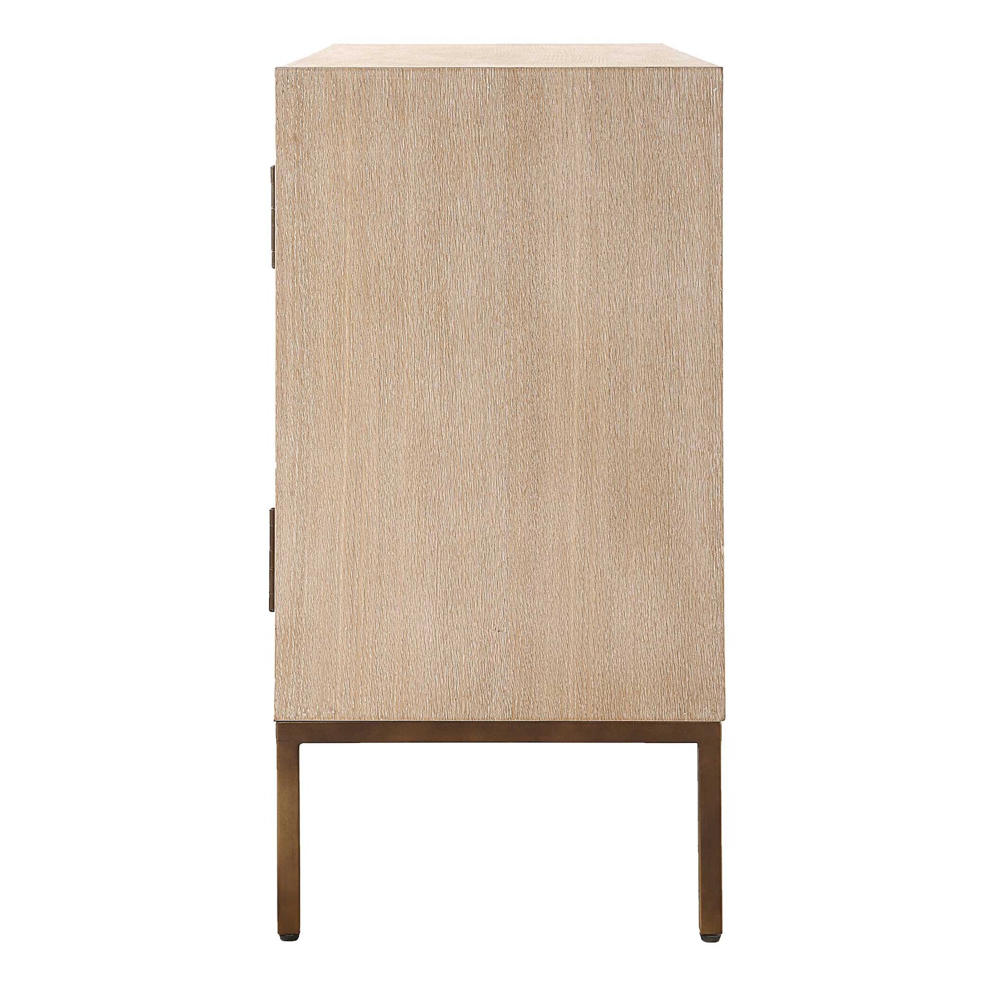 Uttermost Weimar 2 Door White Cabinet