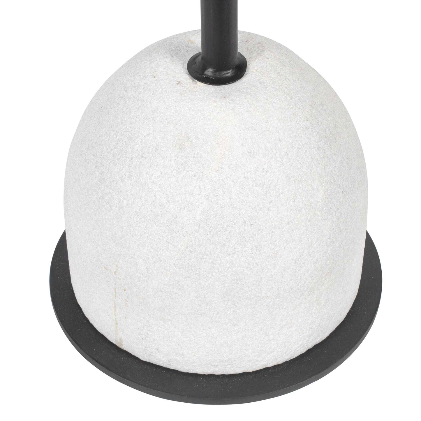 Uttermost Morro White Marble Side Table
