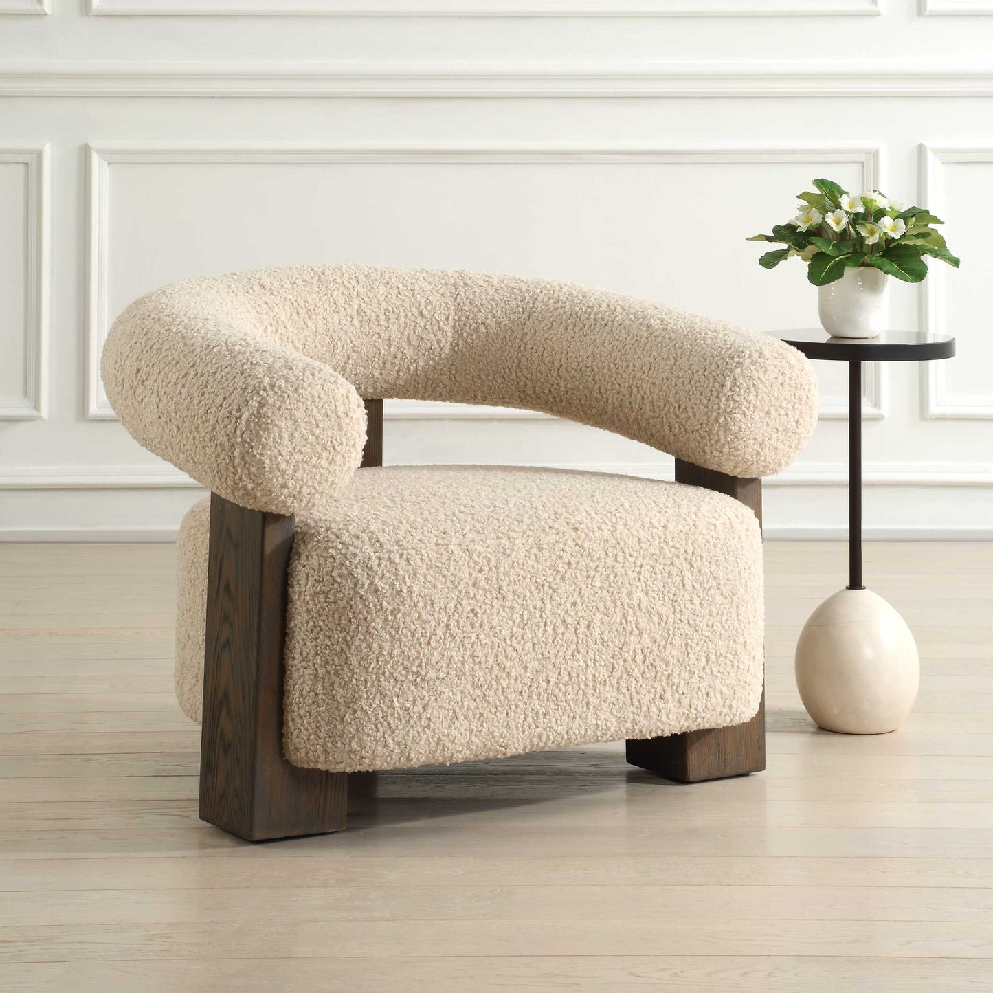 Uttermost Lennox Shearling Accent Chair