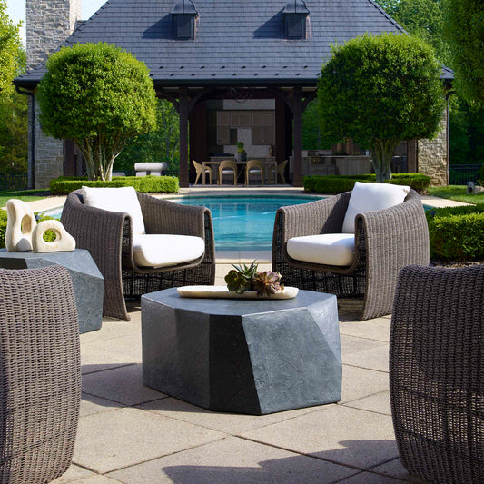 Uttermost Parra Slate Outdoor Coffee Table