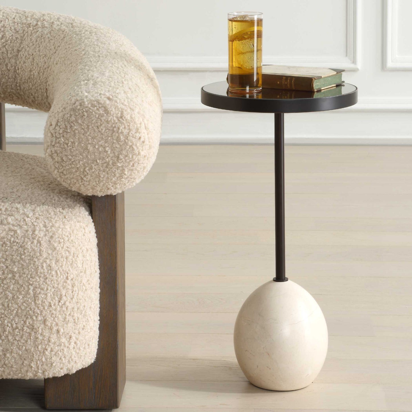 Uttermost Odesa Marble Accent Table