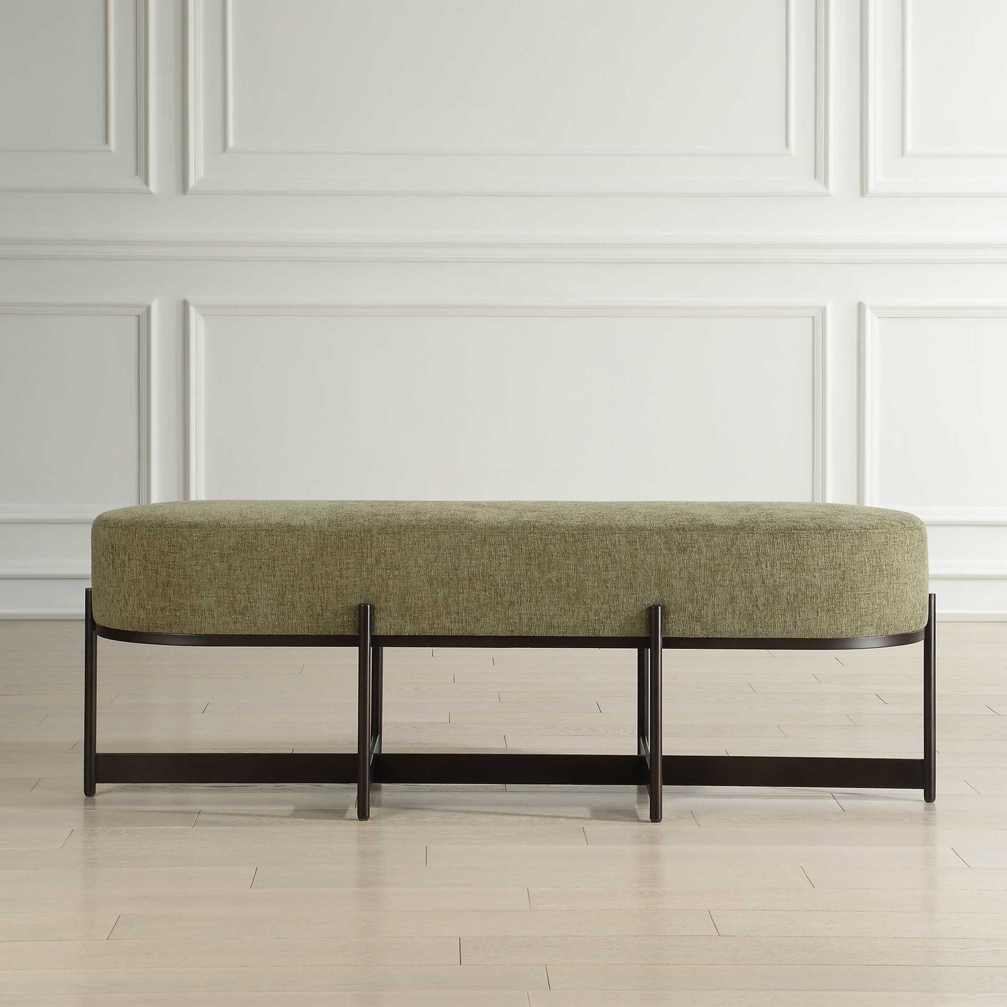 Uttermost Merino Moss Fabric Bench