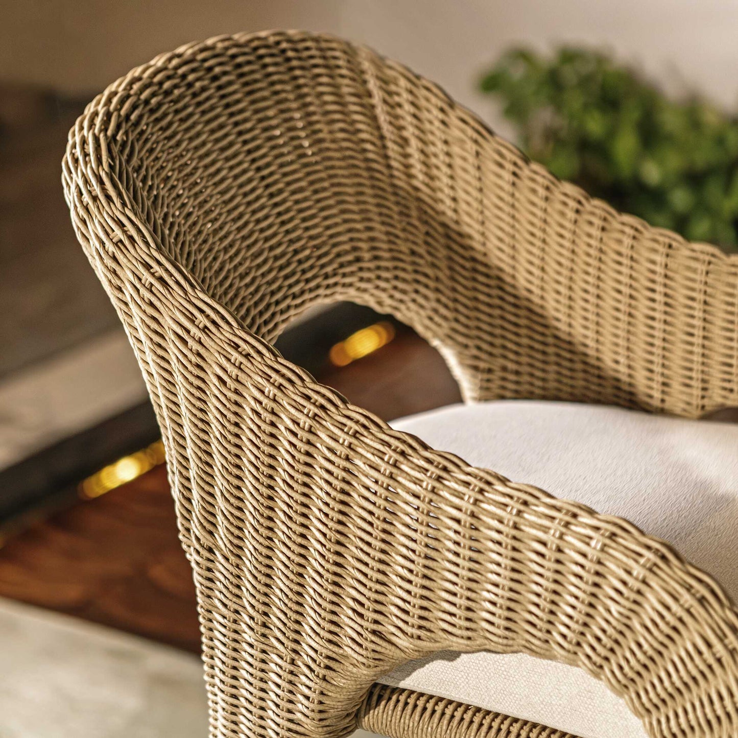 Uttermost Kavali Outdoor Wicker Counter Stool