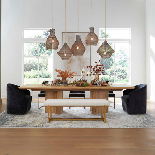 Uttermost Cecelia Oak Dining Table