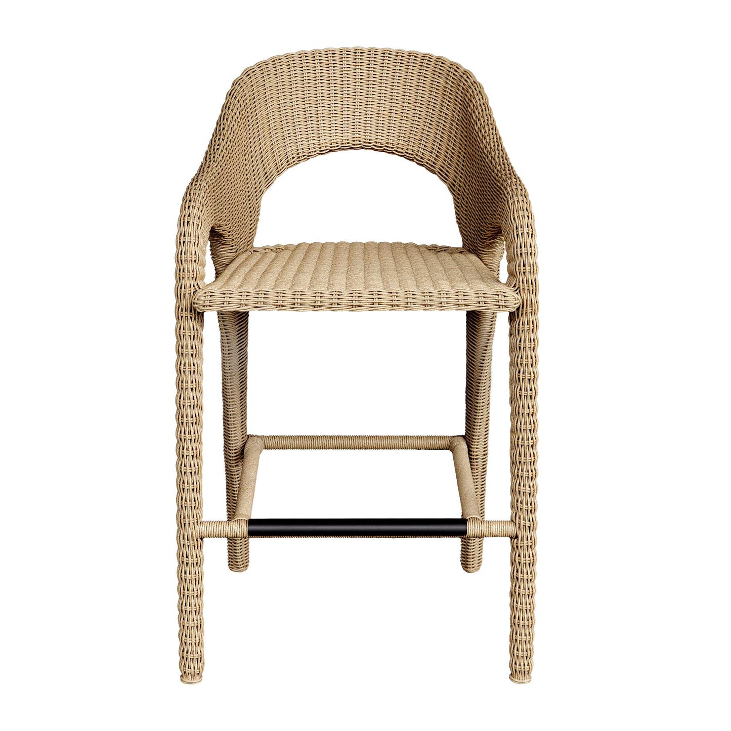 Uttermost Kavali Outdoor Wicker Barstool