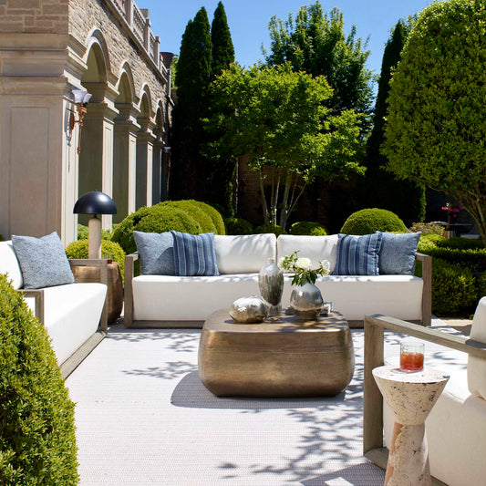 Uttermost Remsen Outdoor Gray Sofa