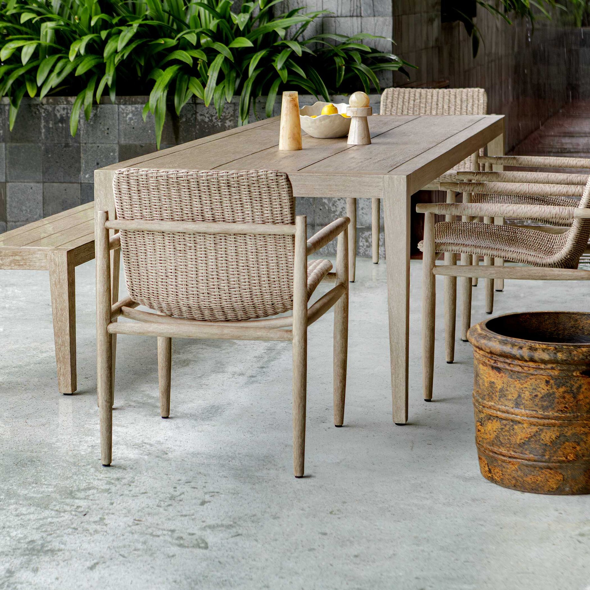 Uttermost Sumba Wicker Outdoor Dining Chair