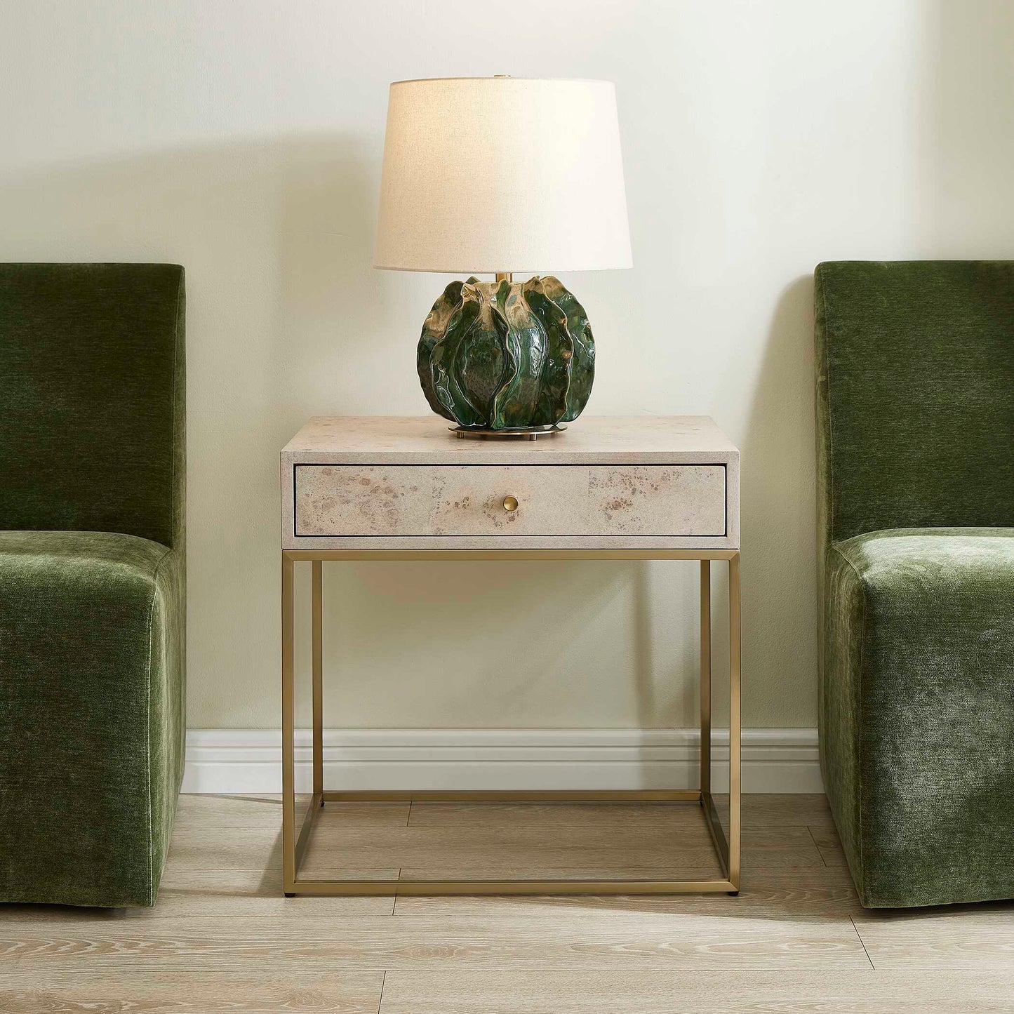 Uttermost Pembrook Light Washed Side Table