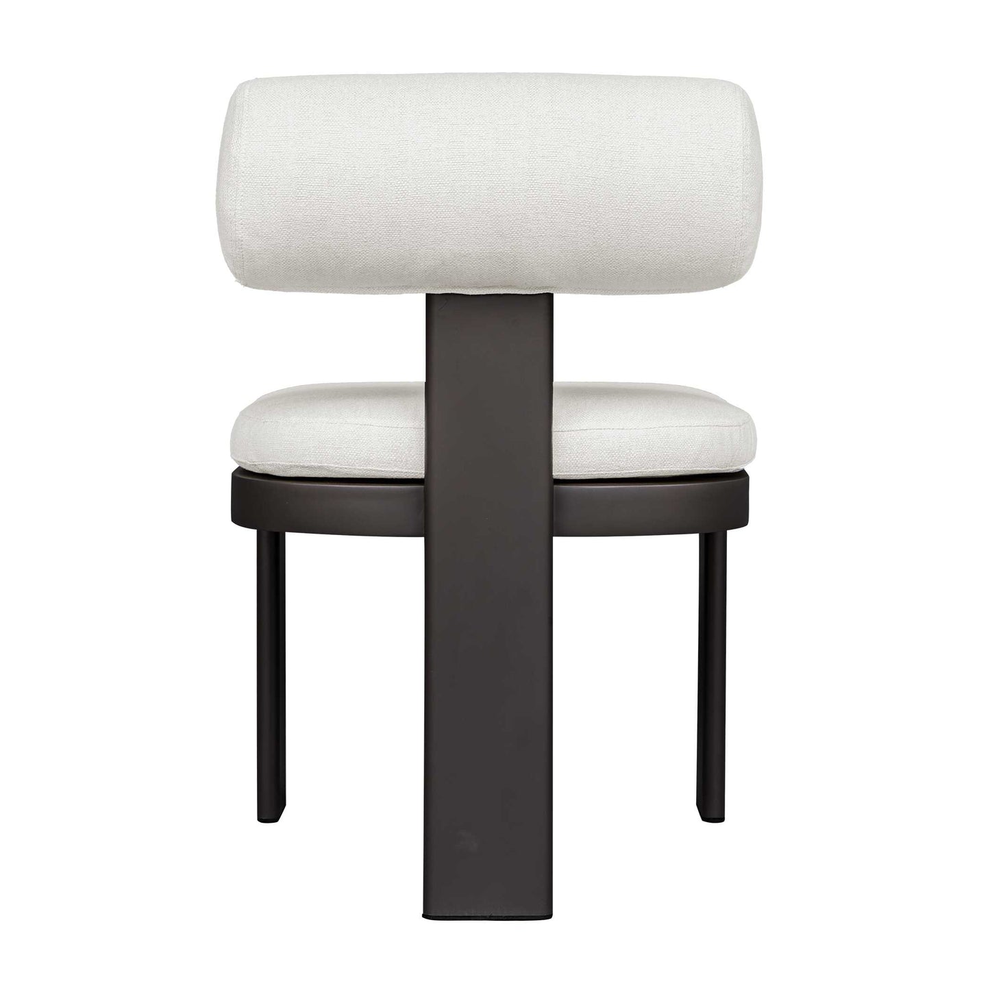 Uttermost Bolster Back White Outdoor Dining Chair