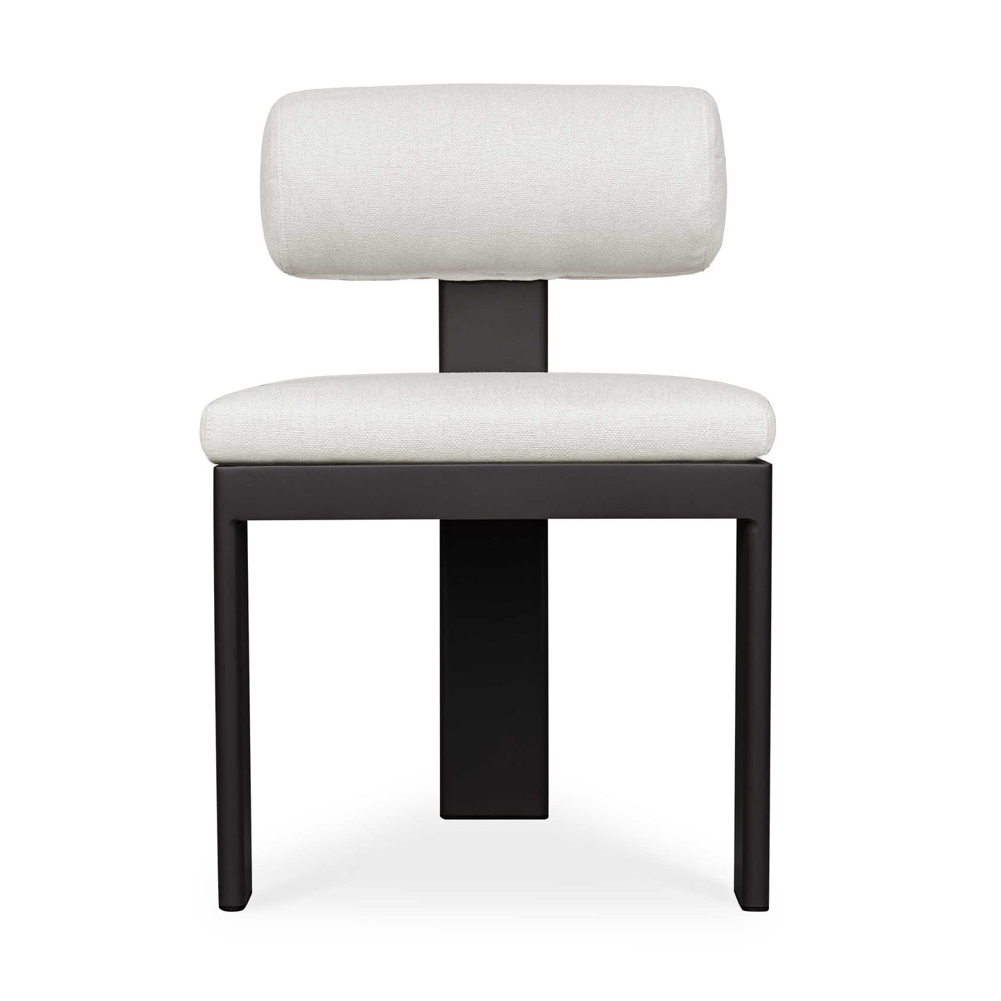 Uttermost Bolster Back White Outdoor Dining Chair