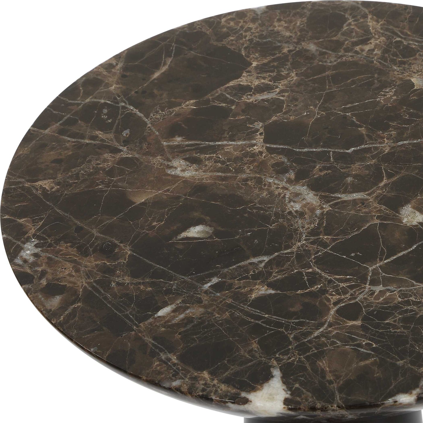Uttermost Hastings Brown Marble Accent Table