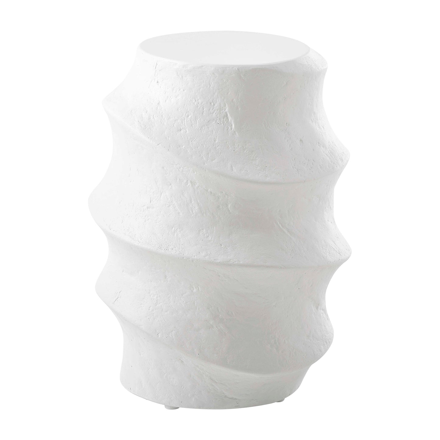 Uttermost Winded Outdoor White Accent Table