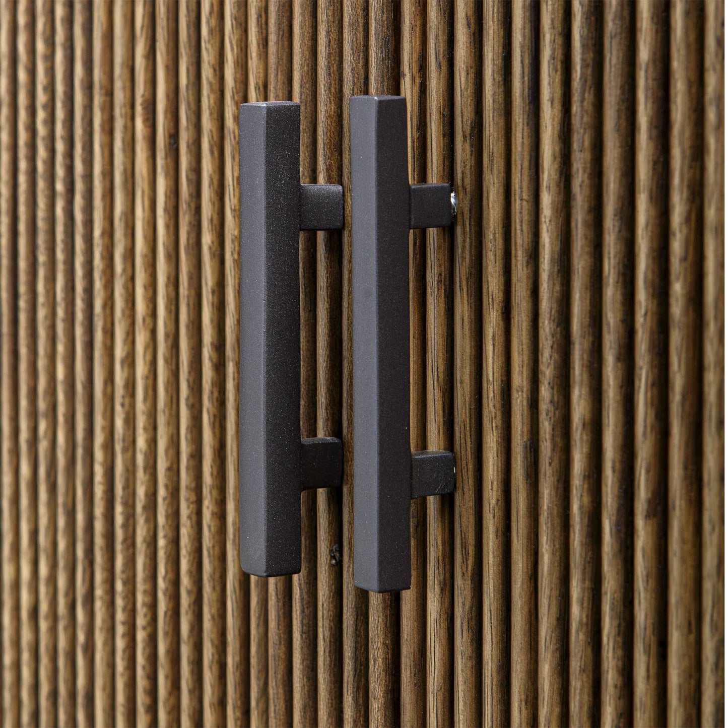Uttermost Pinstripe Tambour 2 Door Cabinet
