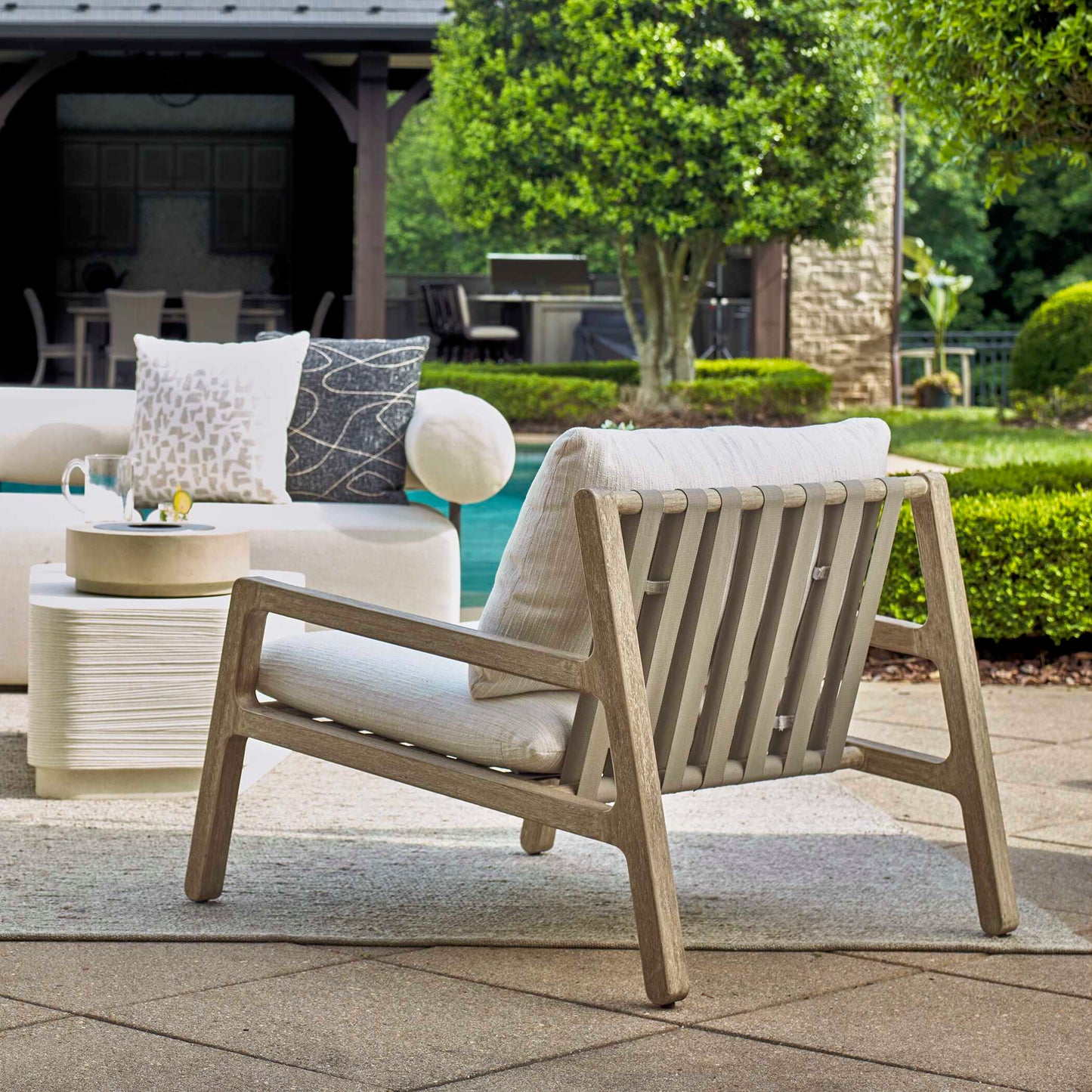 Uttermost Strapped Outdoor Lounge Chair