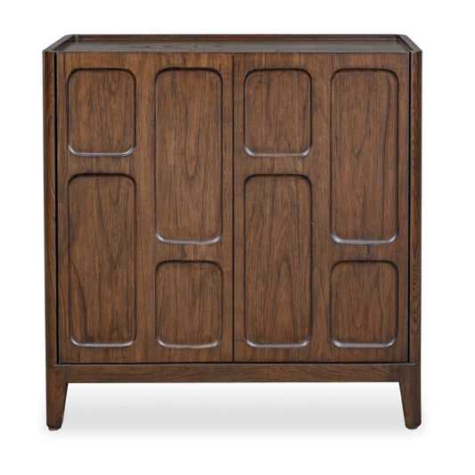 Uttermost On The Block 2 Door Walnut Cabinet - Woodtone