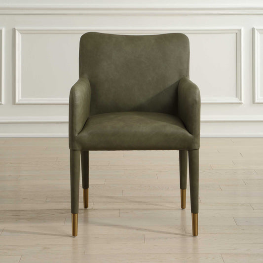 Uttermost Conifer Pine Dining Armchair
