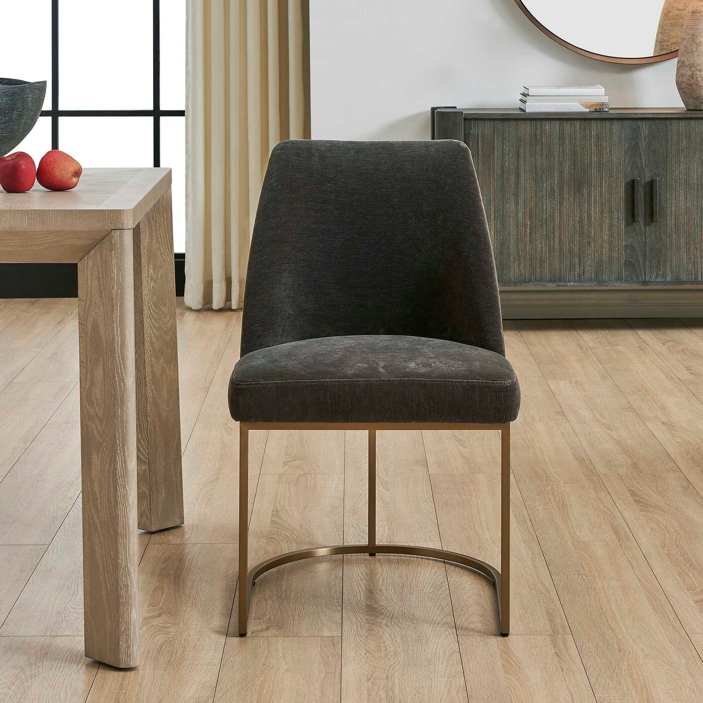 Uttermost Hanni Gray Upholstered Dining Chair