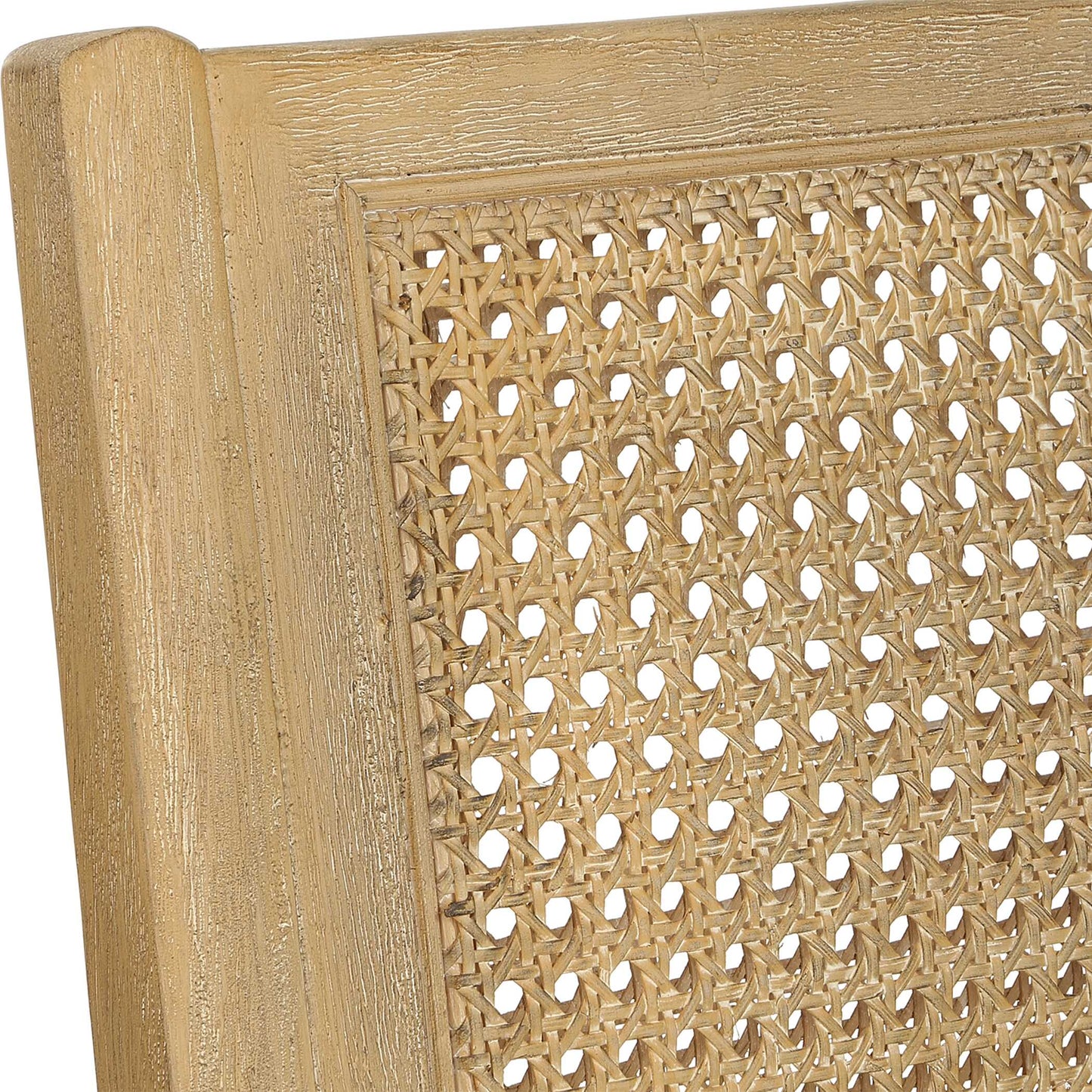 Uttermost Interweave Coastal Rattan Counter Stool