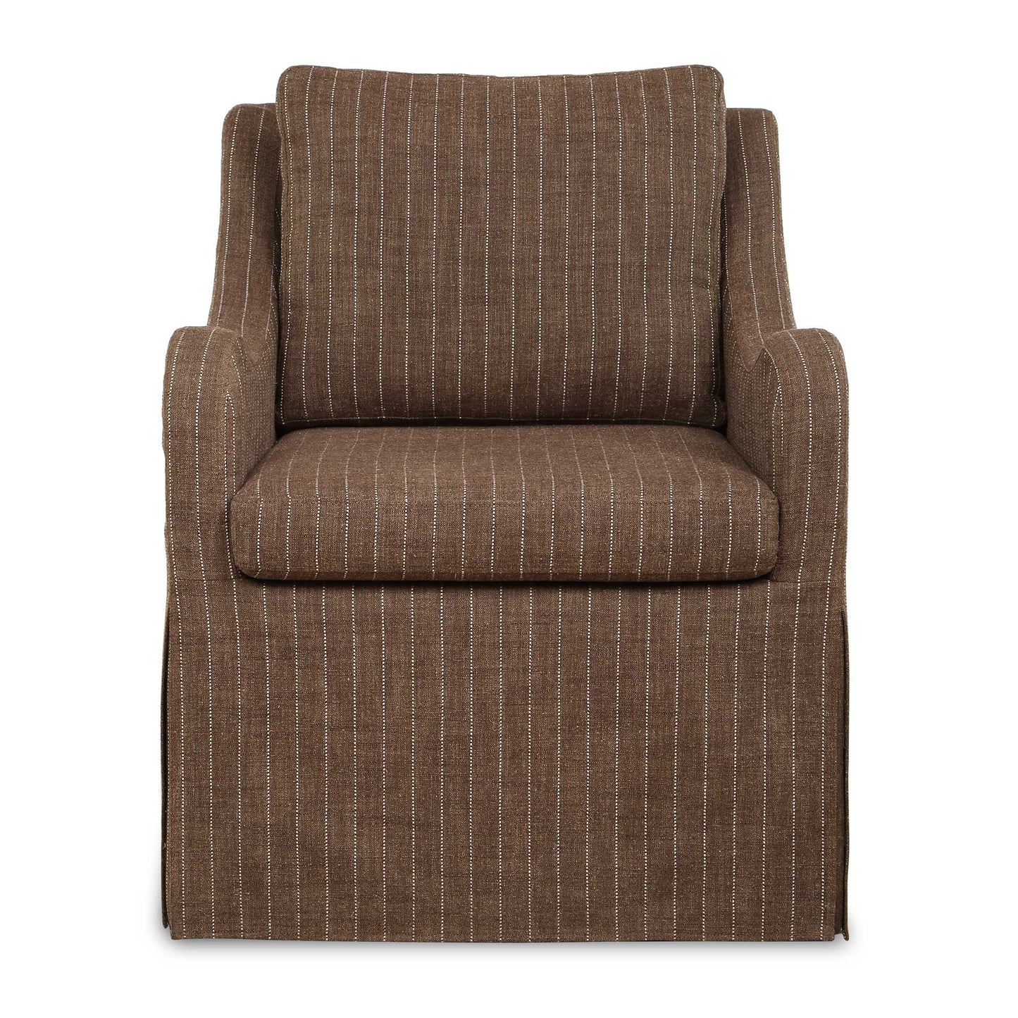 Uttermost Luisa Pinstripe Swivel Chair
