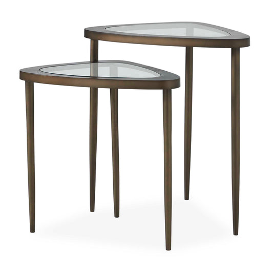 Uttermost Millar Curved Nesting Tables, S/2 - Bronze