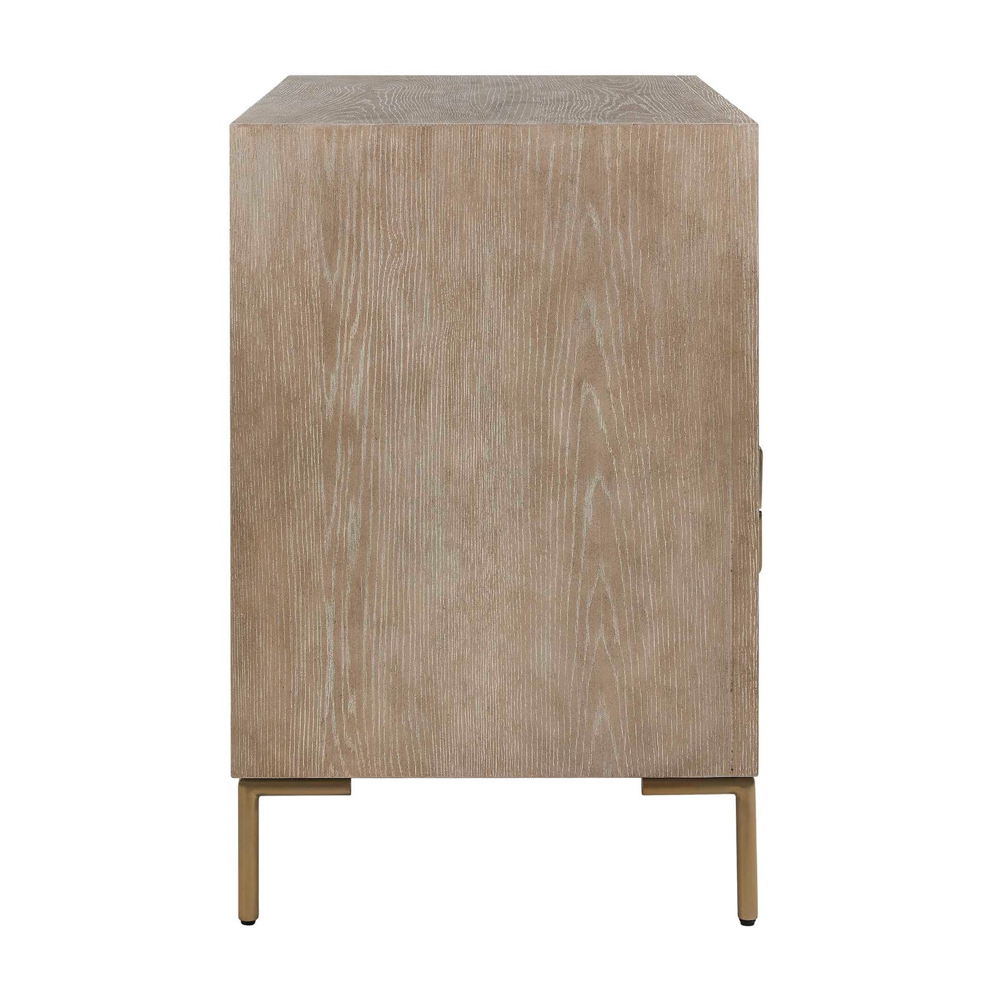 Uttermost Alessia Modern Light Oak Side Table