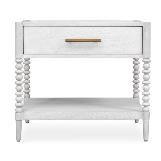 Uttermost Bales Off-White Side Table - White