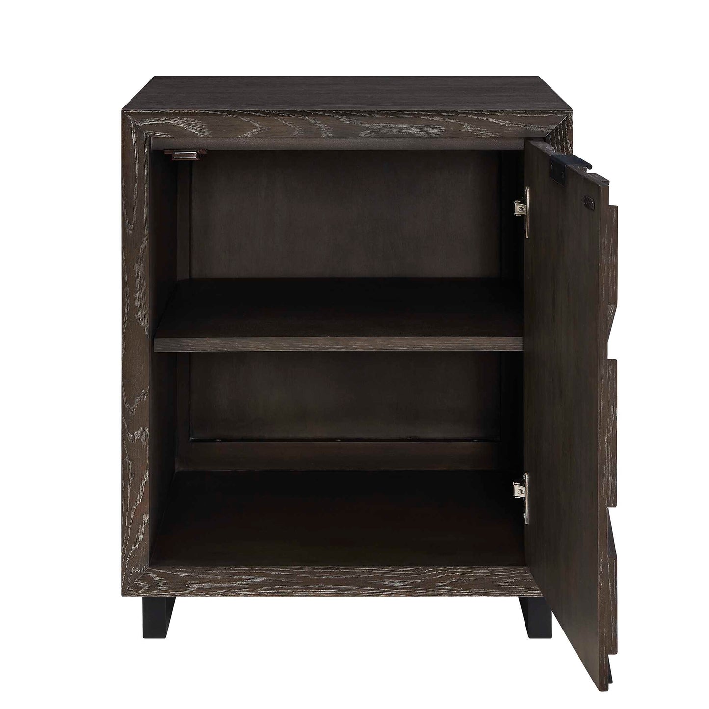 Uttermost Barrett Dark Charcoal Oak Cabinet