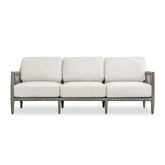 Uttermost Borneo Oyster White Outdoor Sofa - Brown,Gray