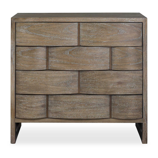 Uttermost Lydon 4 Drawer Brown Finish Chest - Bronze,Woodtone