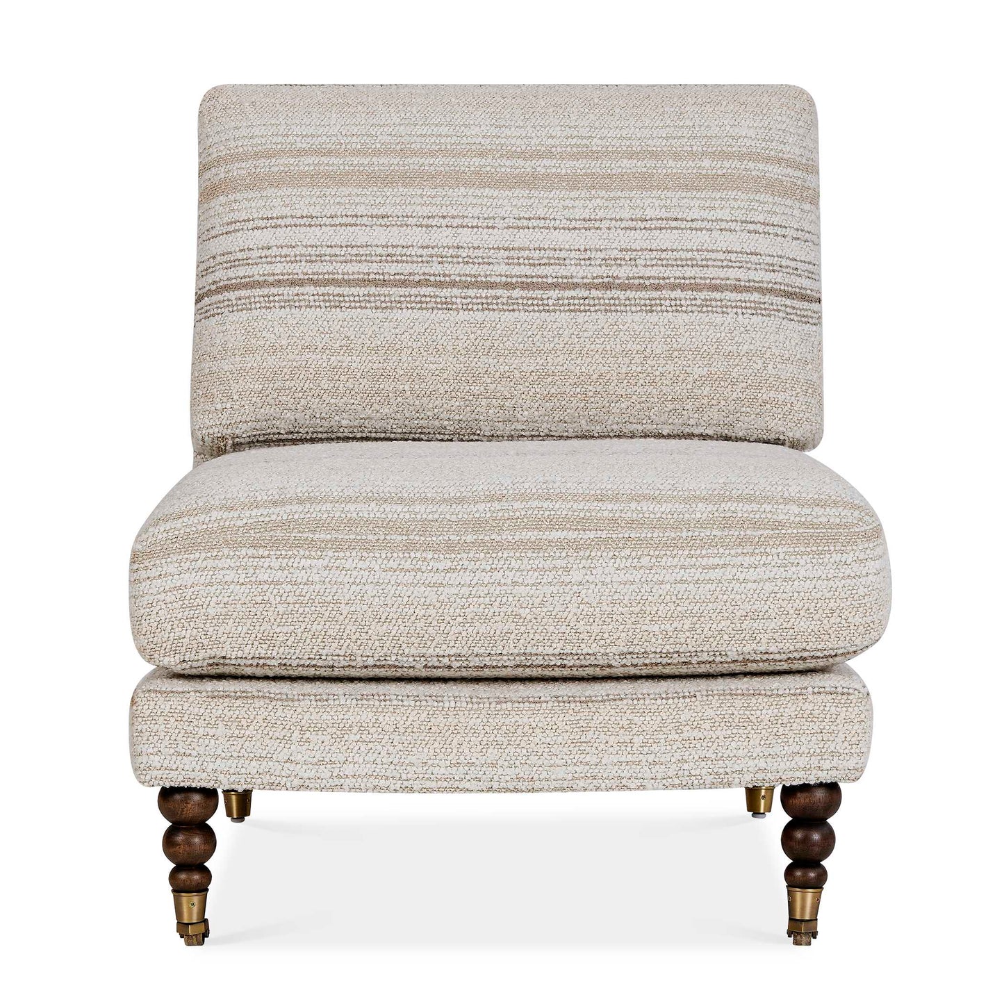 Uttermost Chatsworth Modern Slipper Chair - White