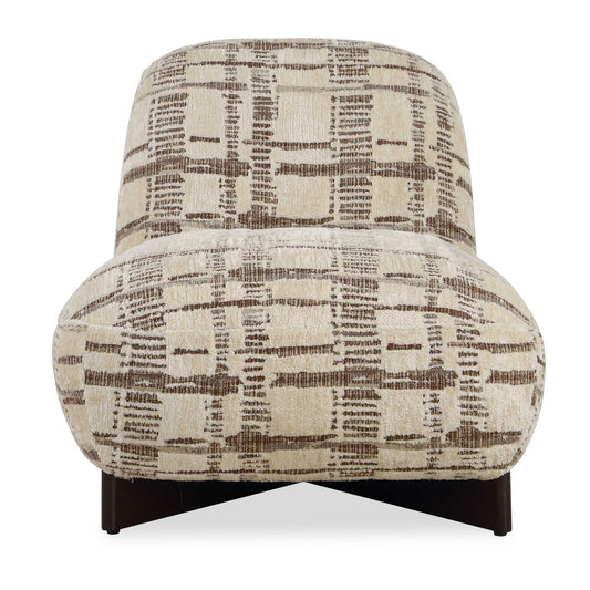 Uttermost Evans Modern Armless Accent Chair - Brown